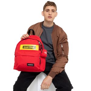 Червоний рюкзак чоловічий Eastpak Padded Pak'r | 24 л.