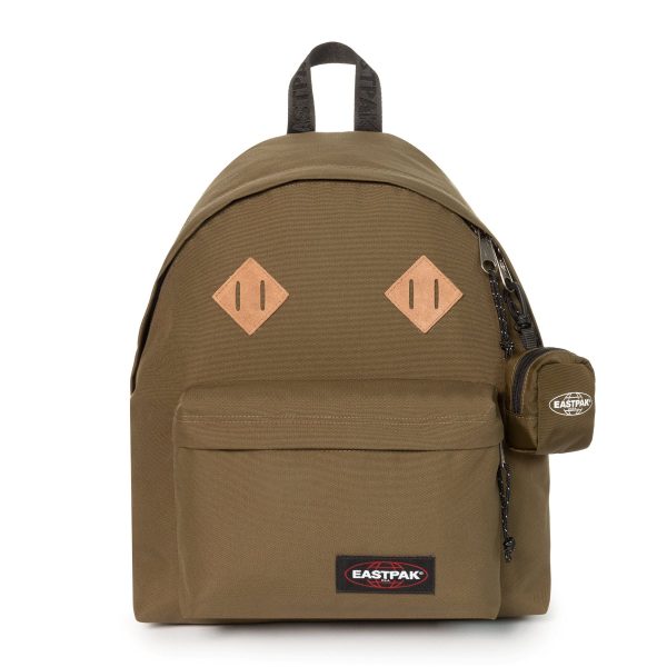 Коричневий рюкзак для значків Eastpak Padded Pak'r | 24 л.