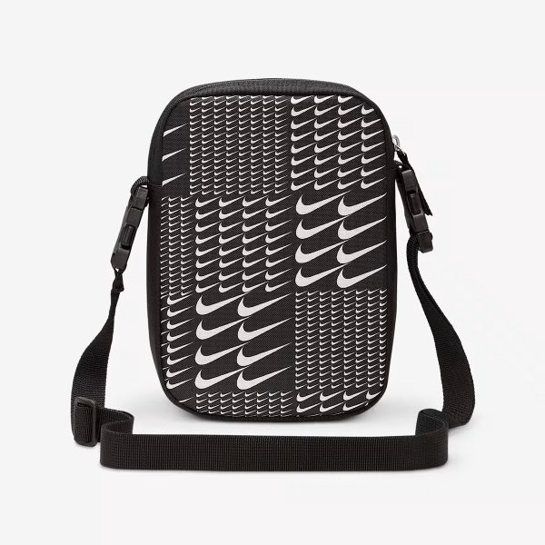 Чорна сумка Найк через плече Nike Heritage Cross-Body Bag