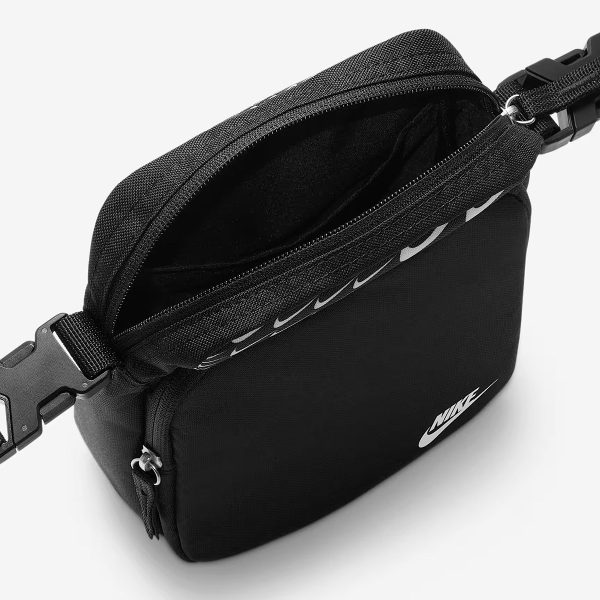 Чорна сумка Найк через плече Nike Heritage Cross-Body Bag