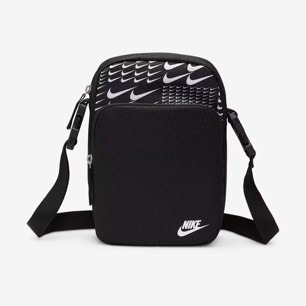 Чорна сумка Найк через плече Nike Heritage Cross-Body Bag