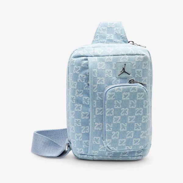 Блакитна сумка через плече Jordan Monogram Sling Crossbody