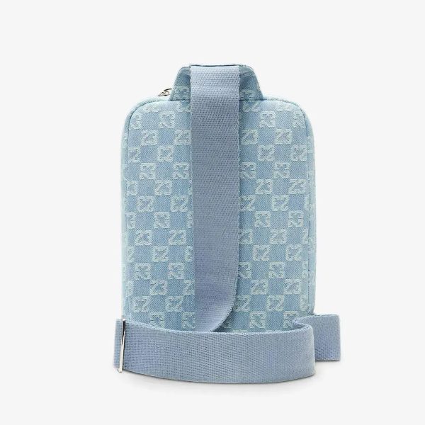 Блакитна сумка через плече Jordan Monogram Sling Crossbody