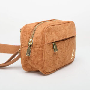 Замшева сумка через плече Jordan Suede Monogram Camera Bag