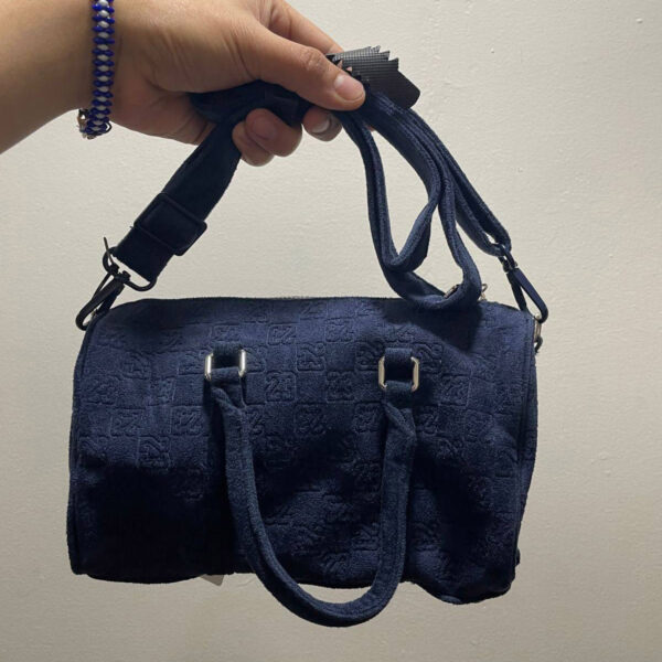 Замшева сумочка жіноча Jordan Suede Monogram Mini Duffel