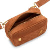 Замшева сумка через плече Jordan Suede Monogram Camera Bag