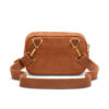 Замшева сумка через плече Jordan Suede Monogram Camera Bag