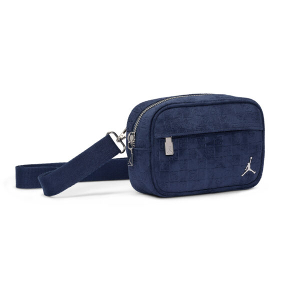 Замшева сумка через плече Jordan Suede Monogram Camera Bag